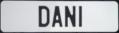 Deco Autoschild mit Namen