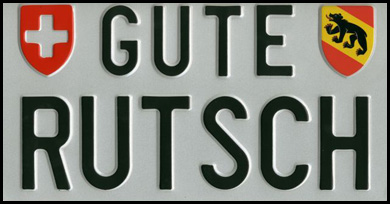 Decoschild \"Gute Rutsch\"