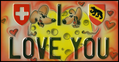I Love you mit Mäusli