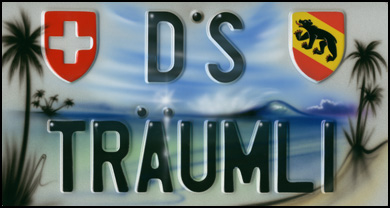 Unikat Autoschild www.neu1.ch