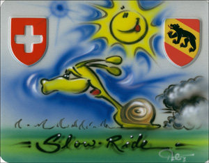 Unikat Motorradschild   www.neu1.ch