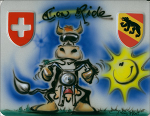 Unikat Motorradschild     www.neu1.ch