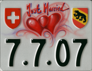 Auto und Motorad Deco Schilder
